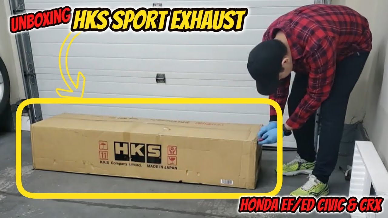 ||HONDA EF9 / ED7 88-91 CIVIC & CRX|| The Wait is Over! I Just Got a New *HKS Sport Exhaust* !
