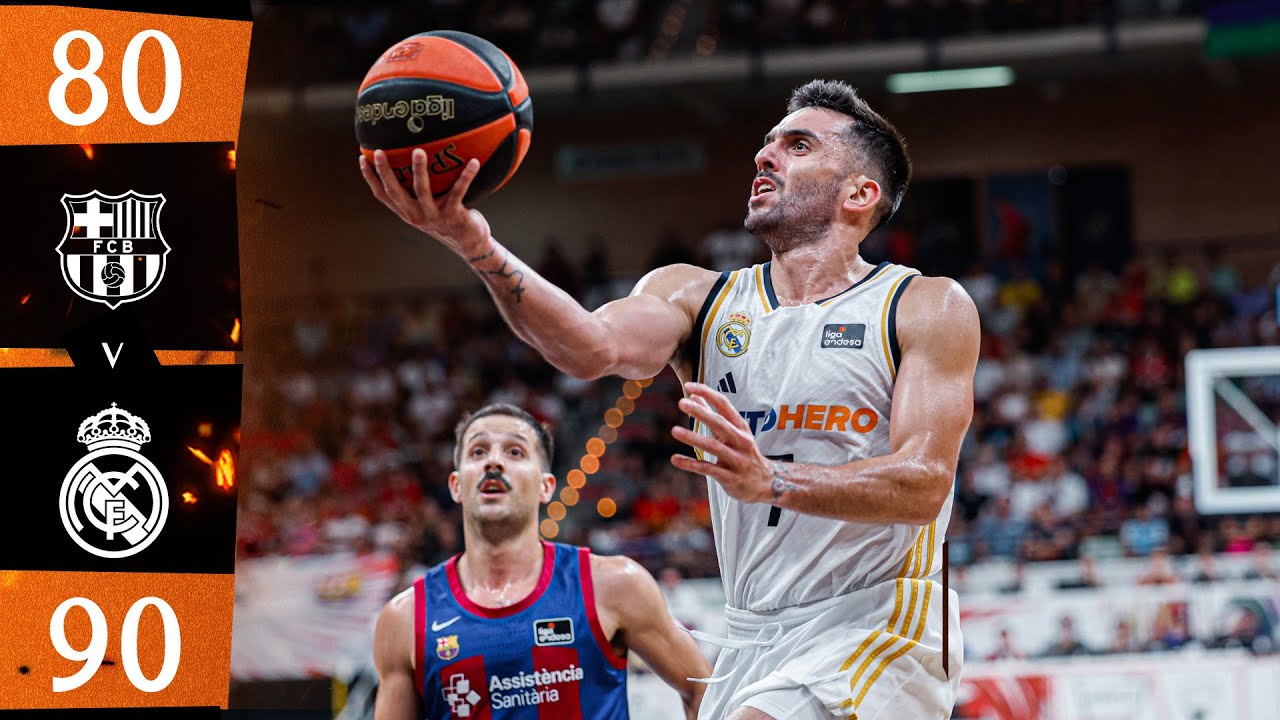RESUMEN | Barça 80-90 Real Madrid | Semifinal Supercopa