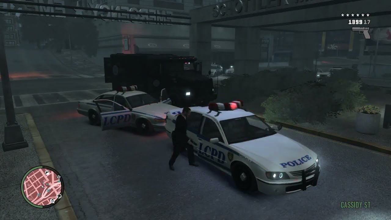 GTA IV - Escaping 6 stars the easy way