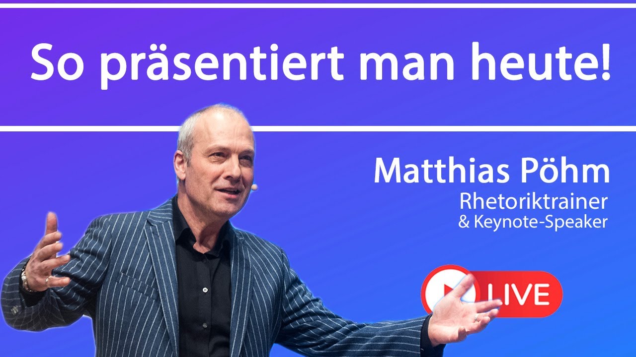 So pr&auml;sentiert man heute! // Matthias P&ouml;hm