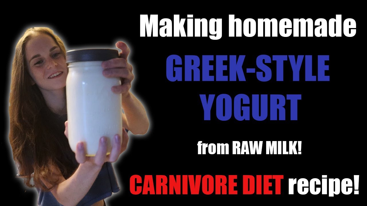 Making YOGURT from RAW MILK! Carnivore diet recipe!