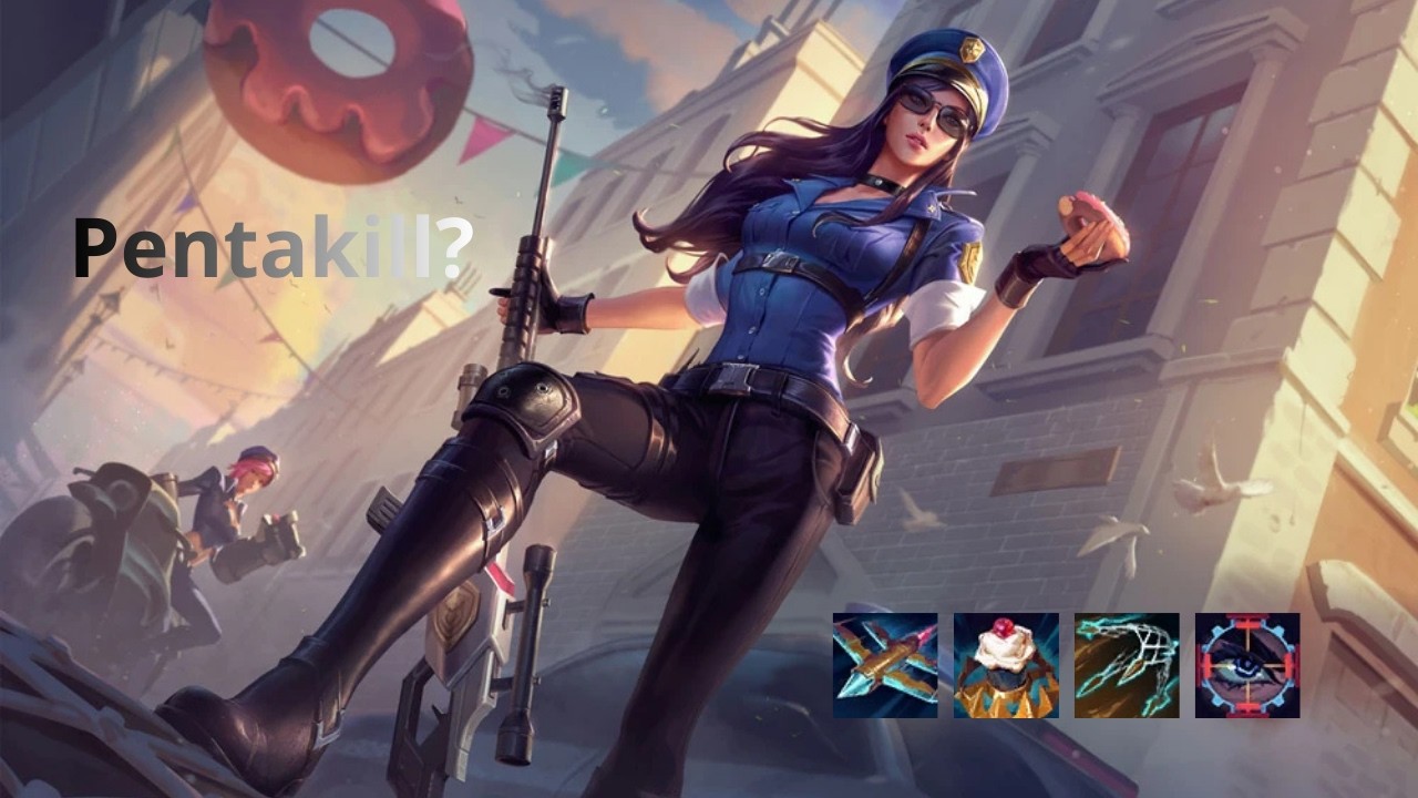 Kaitlyn: Риоты украли пенту? | Silver EUW