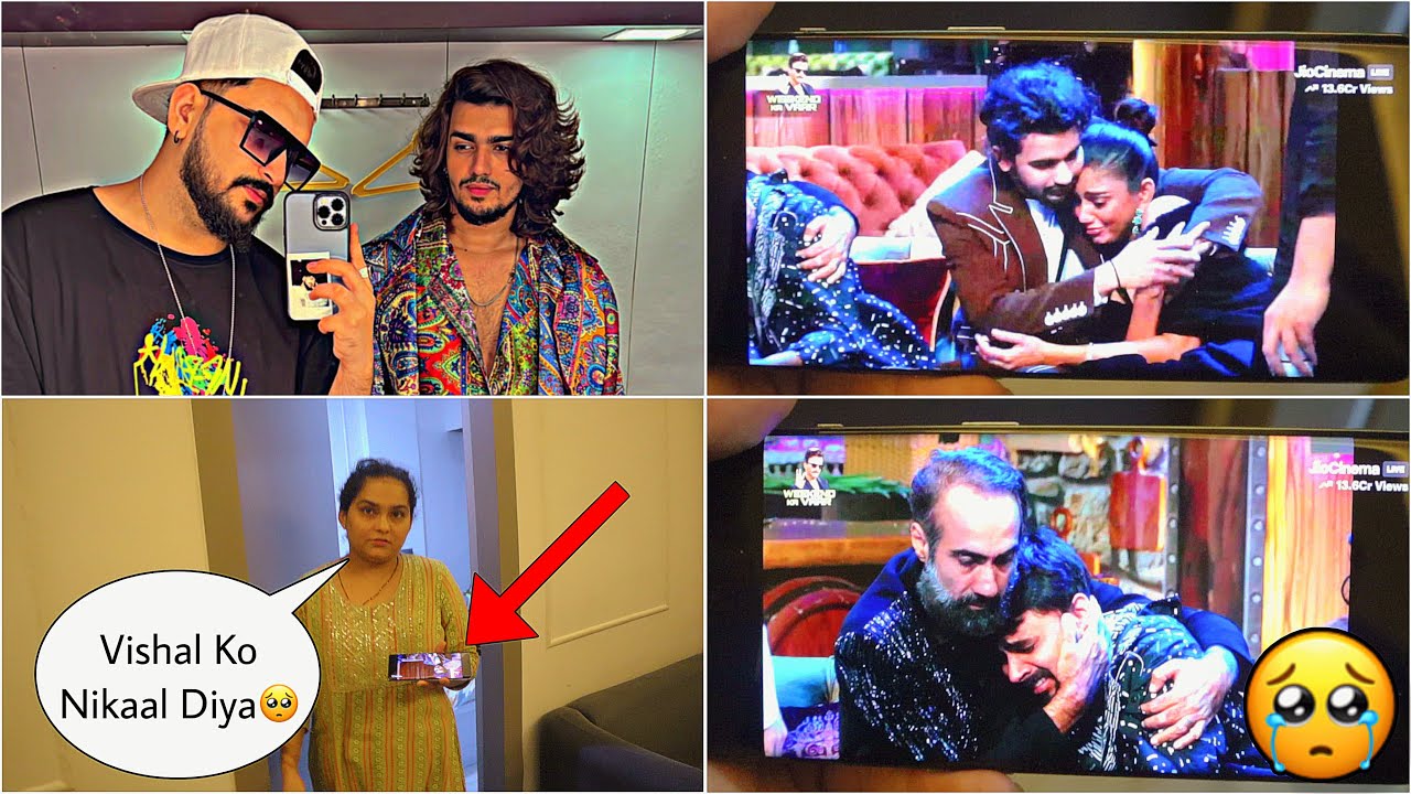 MET VISHAL AFTER HIS BIGG BOSS JOURNEY🥹| My Family Reaction On His Eviction🤬 #biggboss