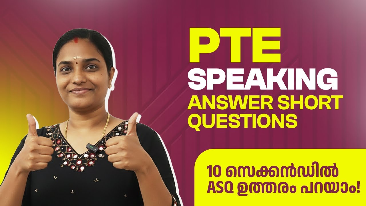 PTE Malayalam Answer SHORT QUESTION Secrets to GET FULL MARKS | Jovys Perfect Academy Tips & Tricks