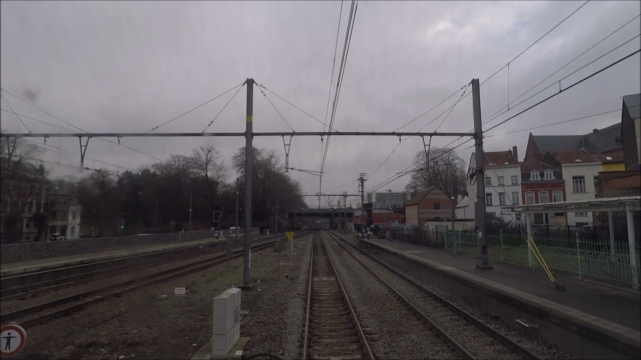 {CAB RIDE} Siemens Desiro ML SNCB   Denderleeuw - Bruxelles midi (via la jonction Nord/Midi)