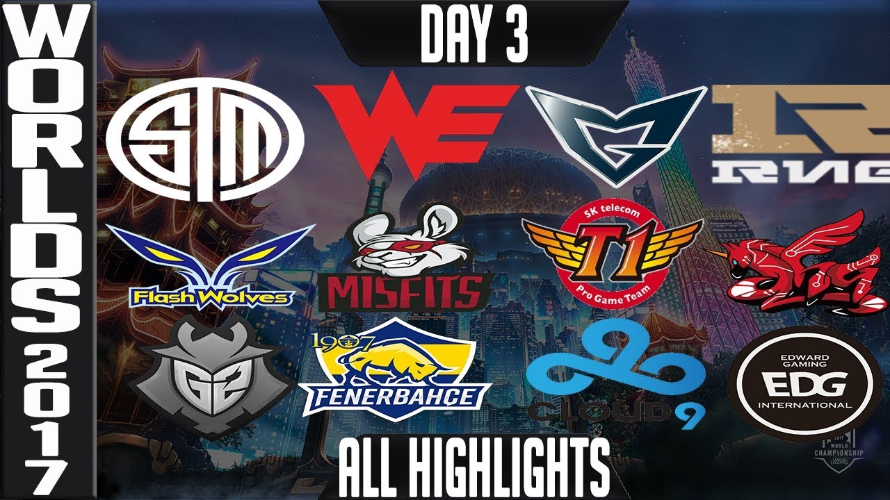 World Championship 2017 Highlights ALL GAMES Day 3 Groups - ALL Kills & Objectives Day 3 Worlds 2017