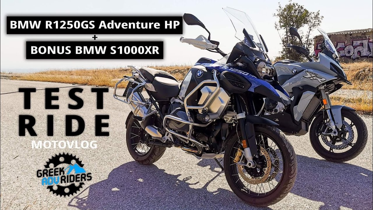Bmw R1250GS Adventure HP Test Ride + Bonus BMW S1000XR