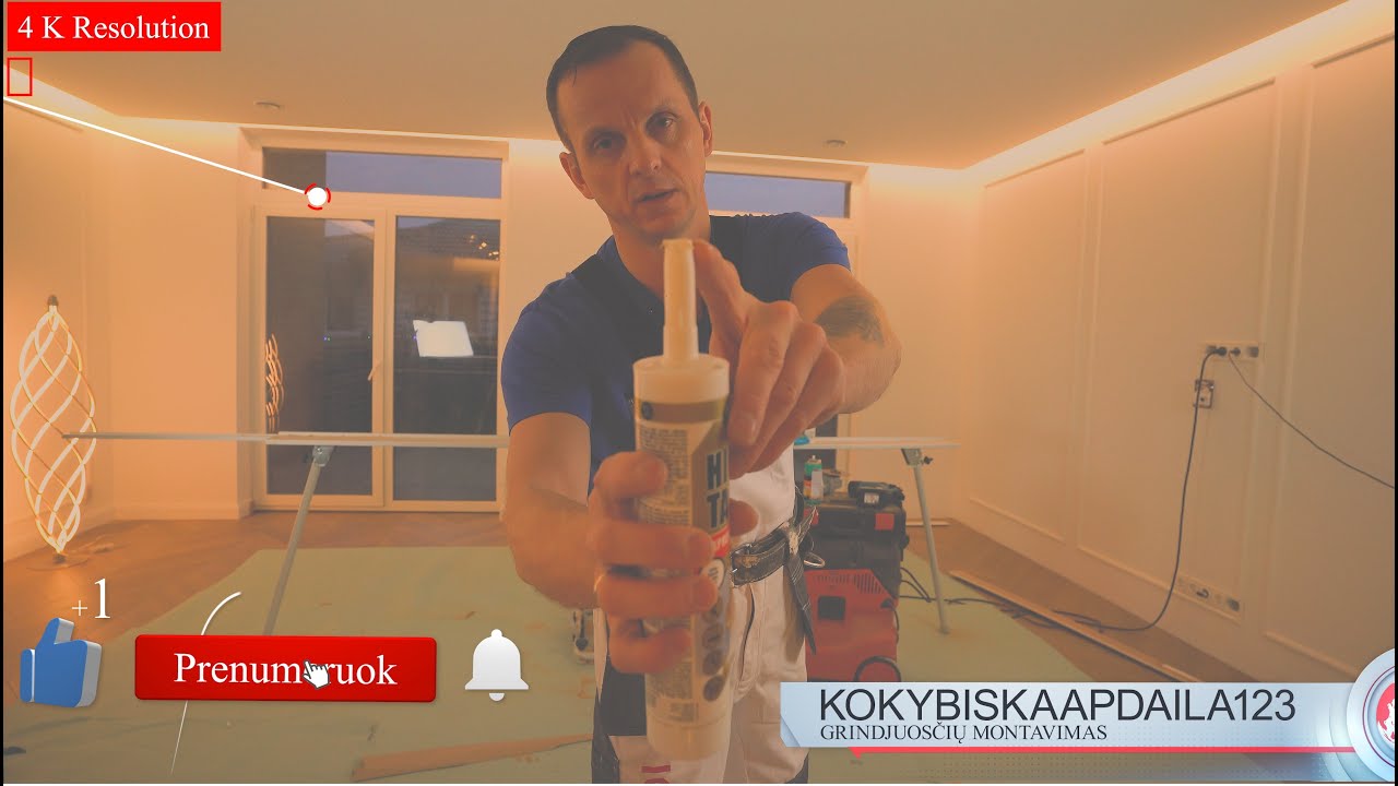 Grindjuosčių montavimas viskas nuo A iki Z