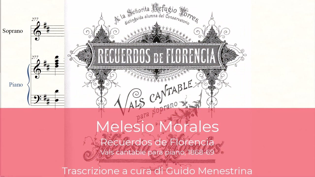 Melesio Morales - Recuerdos de Florencia (ca 1868)