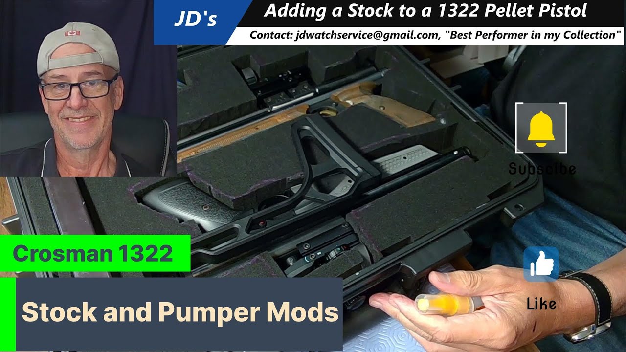 ЛУЧШЕЕ! Модификации пулевого пистолета Crosman P1322