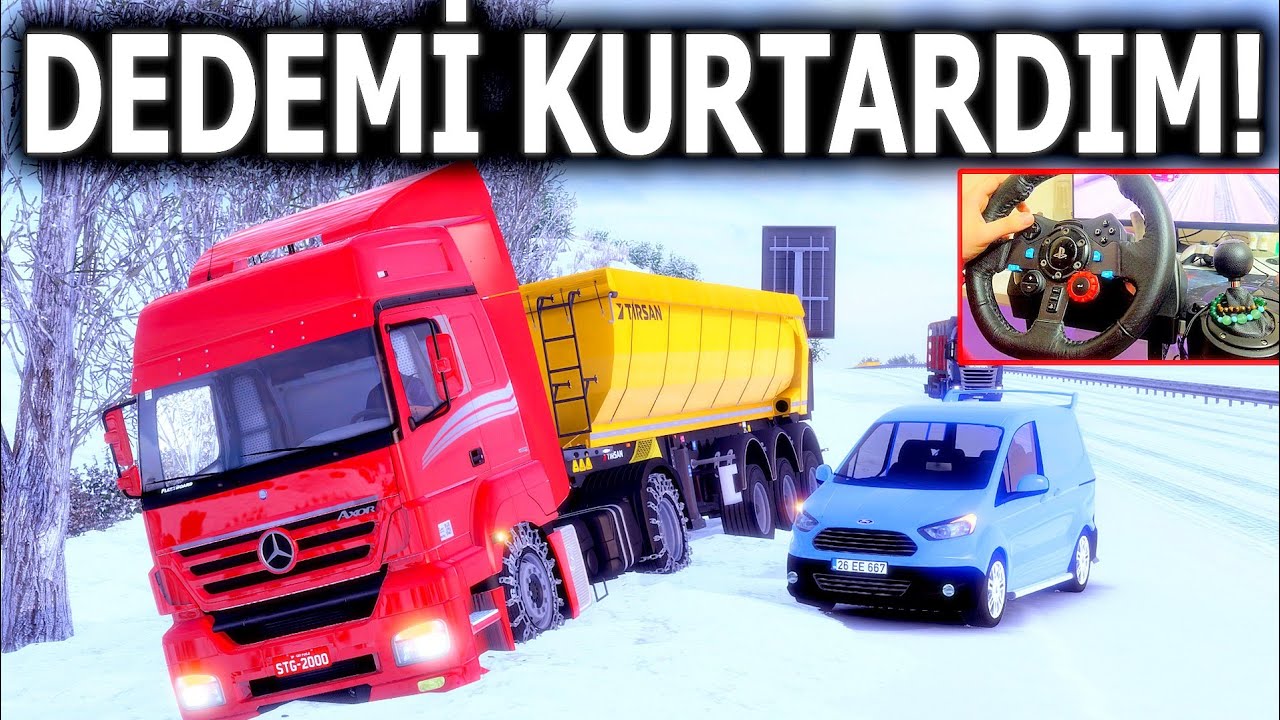 DEDEM TIRLA YOLDA KALDI ! ZİNCİR TAKTIM ETS 2 MOD Logitech G29 