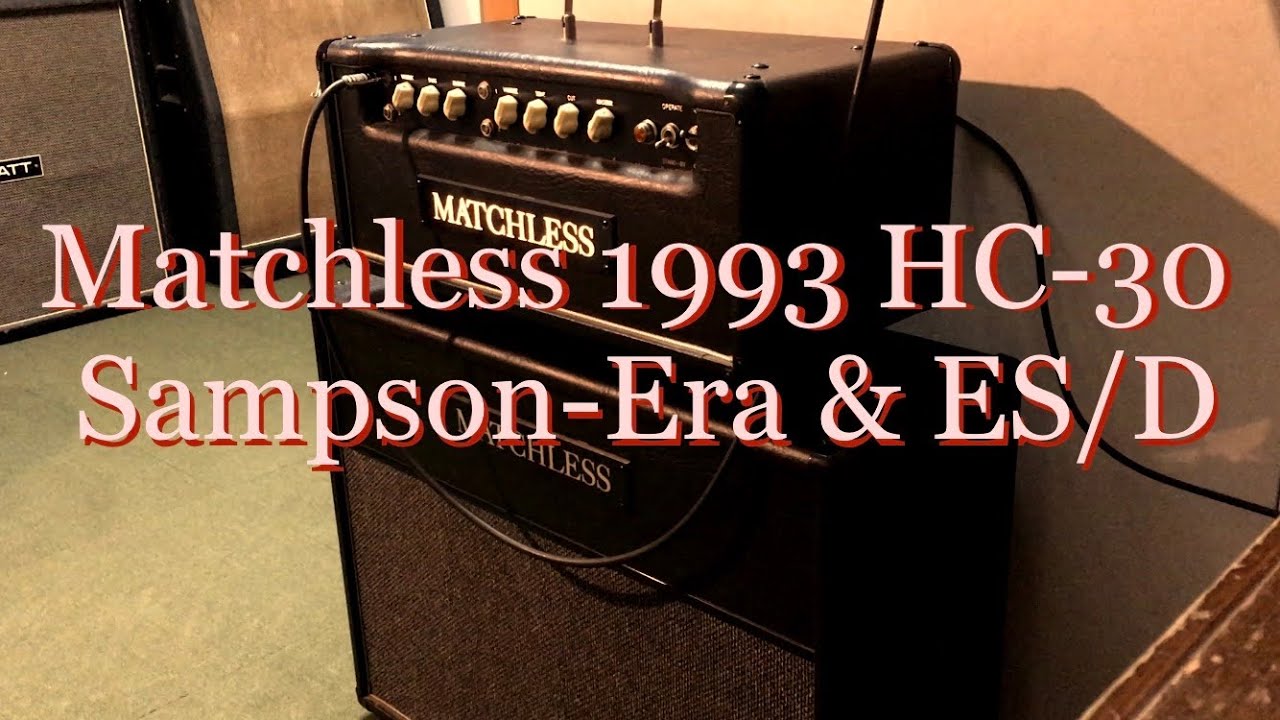 Matchless 1993 HC-30 Black Sampson-Era & ES/D Cabinet [Custom Colour]