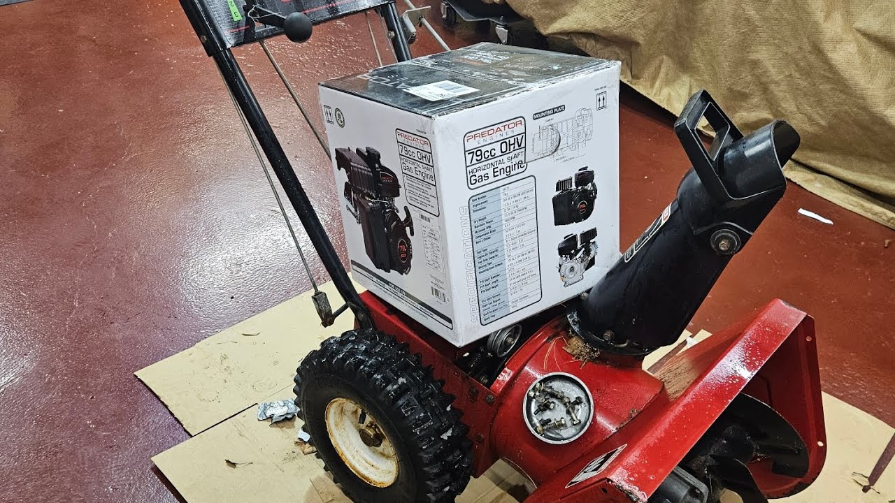 toro 521 snowblower 79cc predador swap
