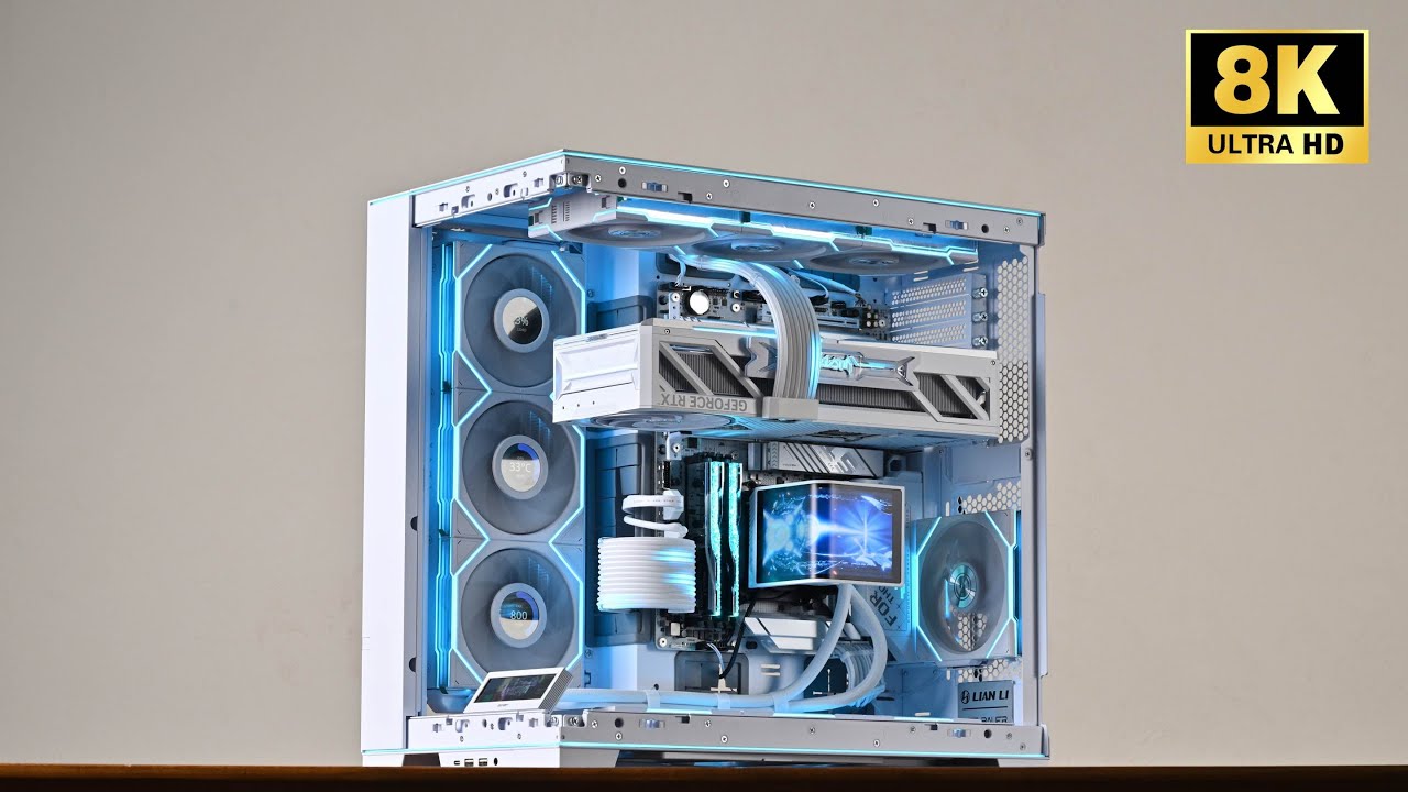 LIANLI O11D EVO RGB PC Build,The computer still needs to be placed on the left！