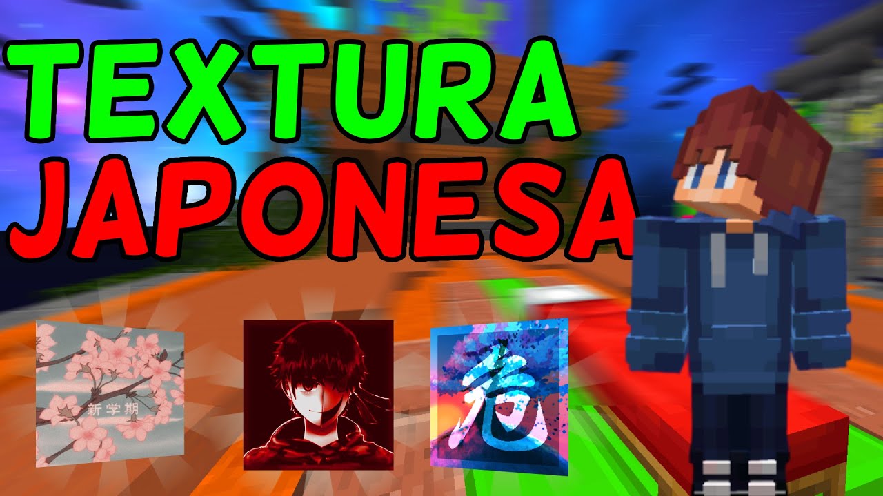 As 3 melhores texturas Japonesas para bedwars(mushmc)
