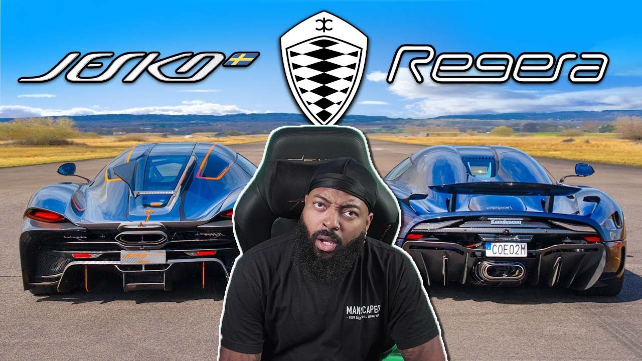 KOENIGSEGG JESKO ABSOLUT V REGERA DRAG RACE REACTION