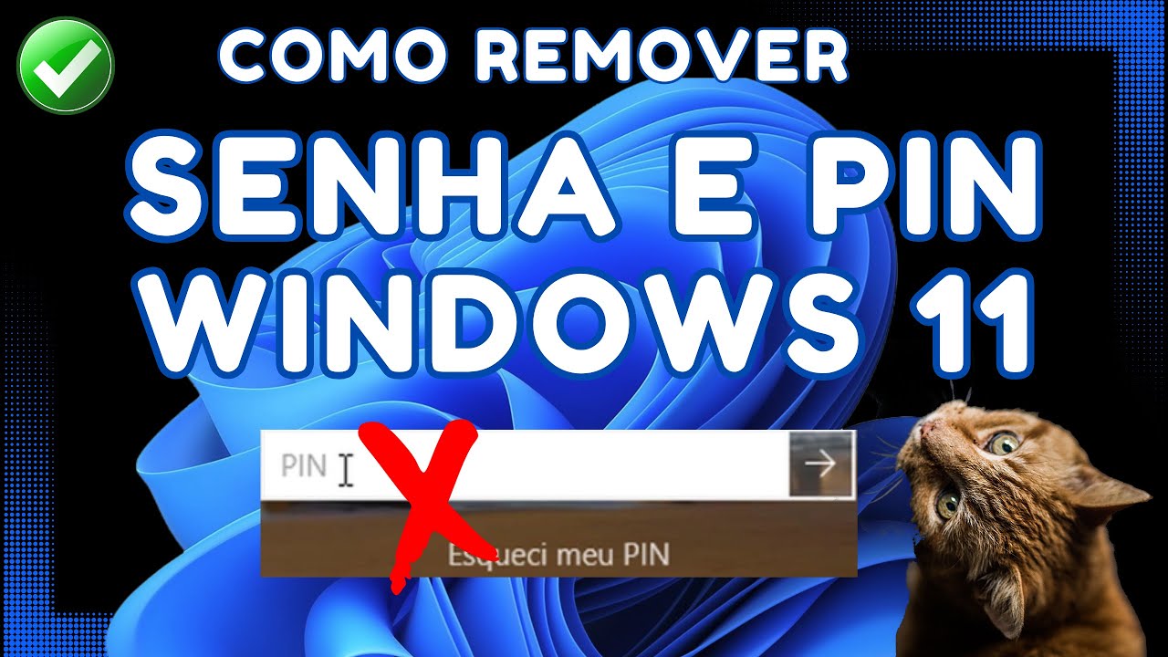 Remover SENHA e PIN no Windows 11 - 2025