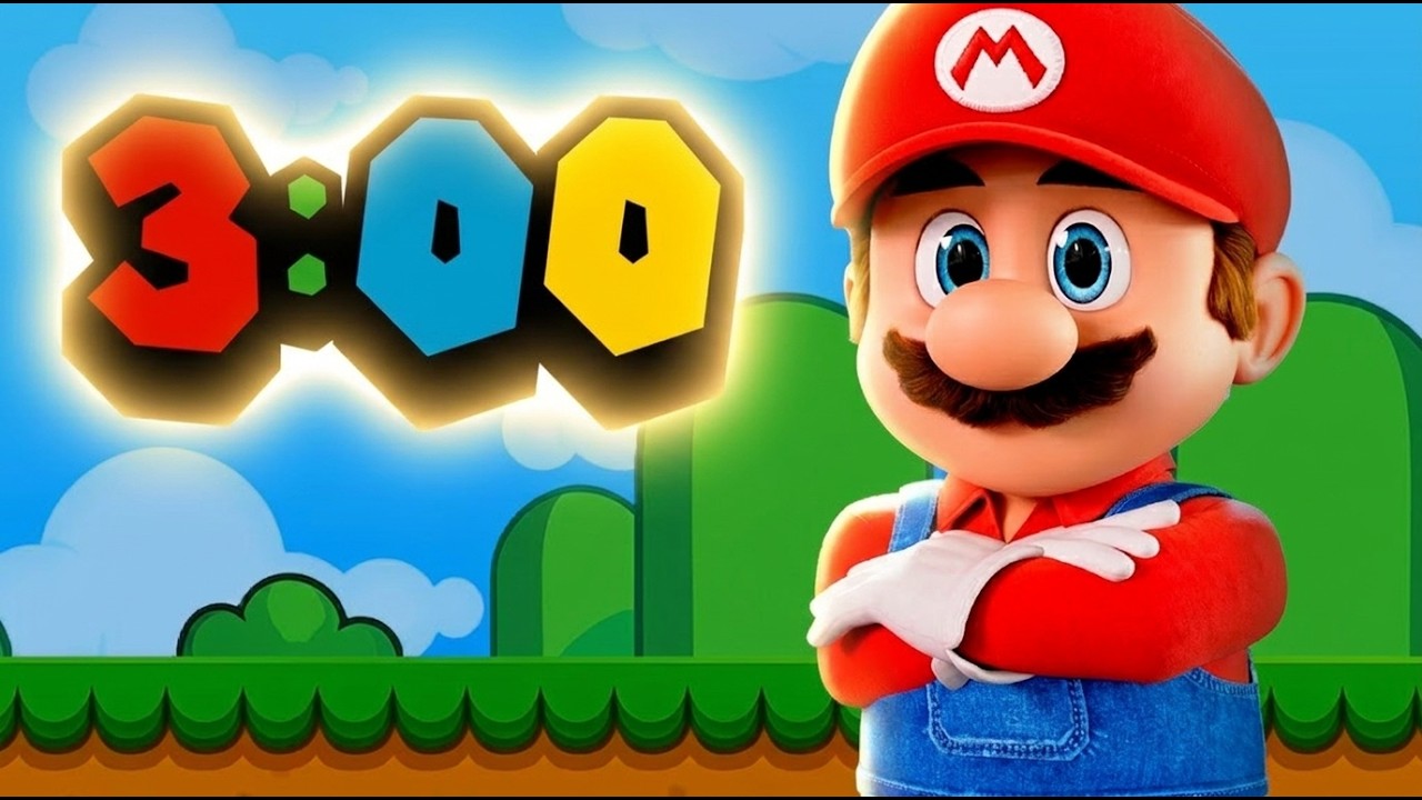 3 Minute Timer | Super Mario Timer | Mario Galaxy | Super Mario Music | 3 Minute Timer With Music