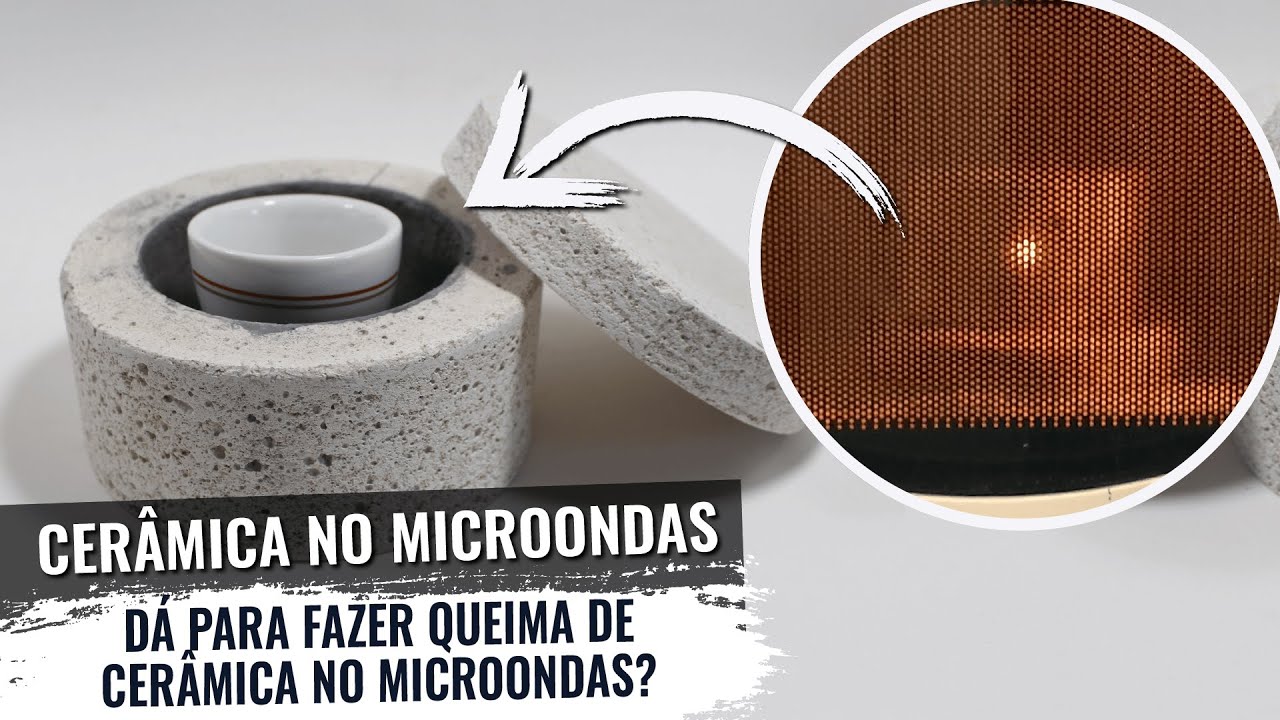 Como fazer queima de cerâmica usando o microondas Comum? É realmente possível?