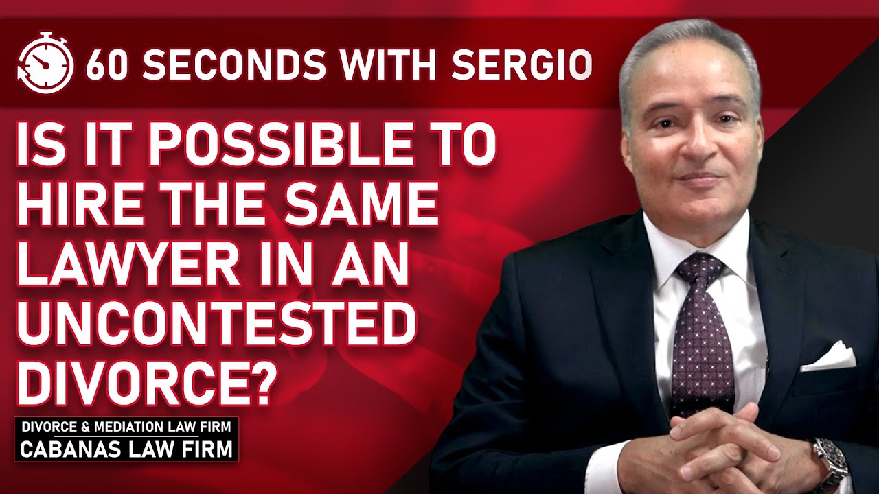 Is It Possible to Hire the Same Lawyer in an Uncontested Divorce?