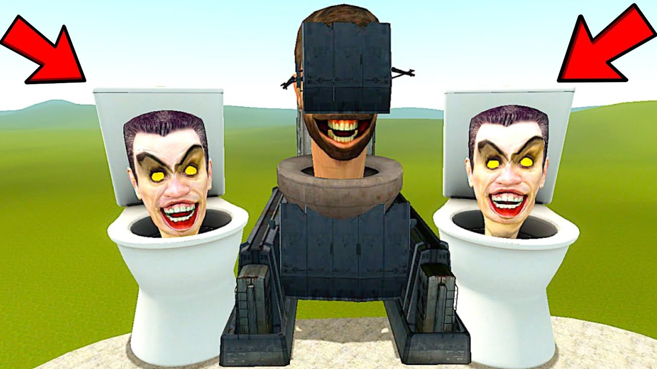 Spartan KIcking All  Skibidi Toilet Bosses in Gint Fall Pit-#8 Garry's Mod