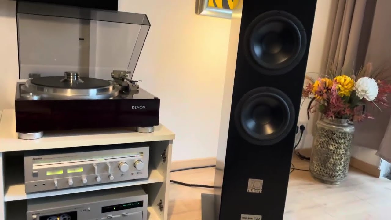 NUBERT NULINE 122 Speakers with YAMAHA A-S1100 & Vintage Hifi