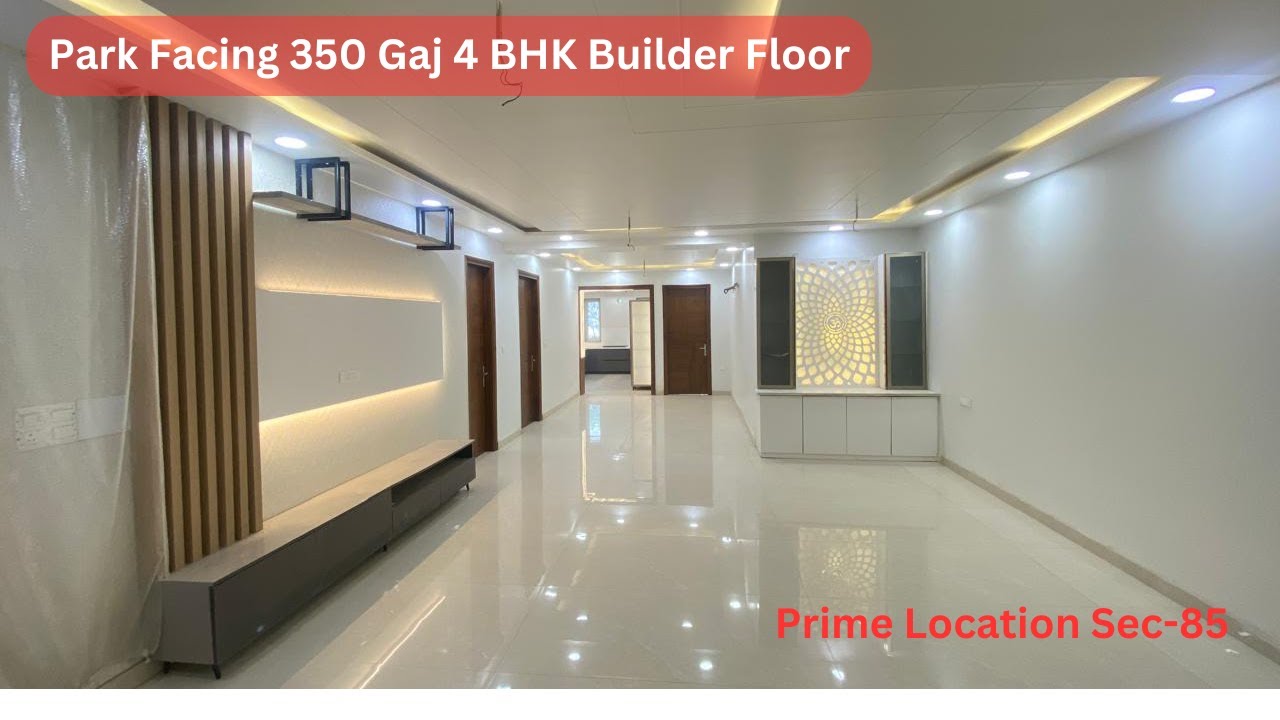 Park Facing Builder Floor in Faridabad | 350 Gaj Builder Floor in Faridabad | 4 BHK Builder Floor