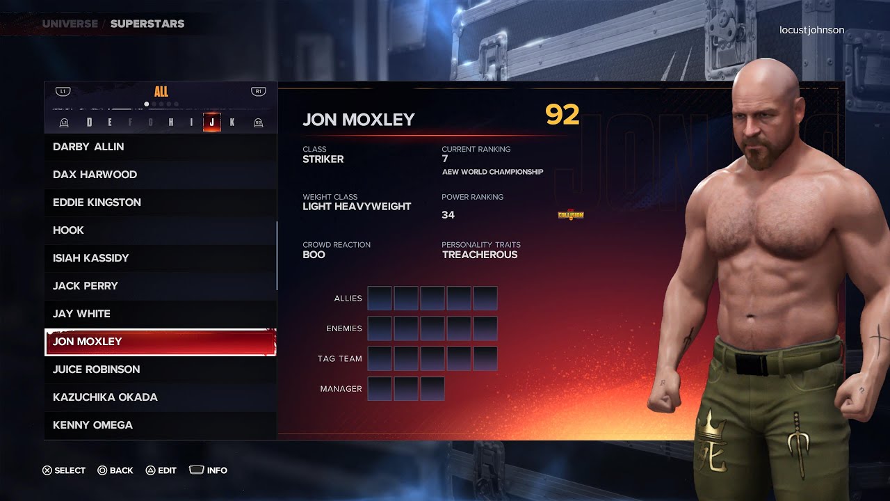 AEW Roster V2 | WWE 2K24