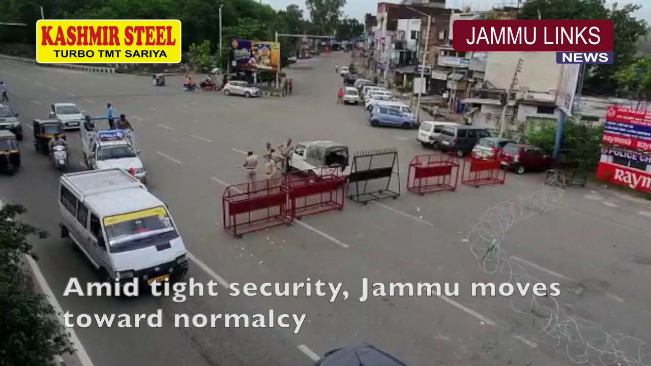 Amid tight security, Jammu moves toward normalcy