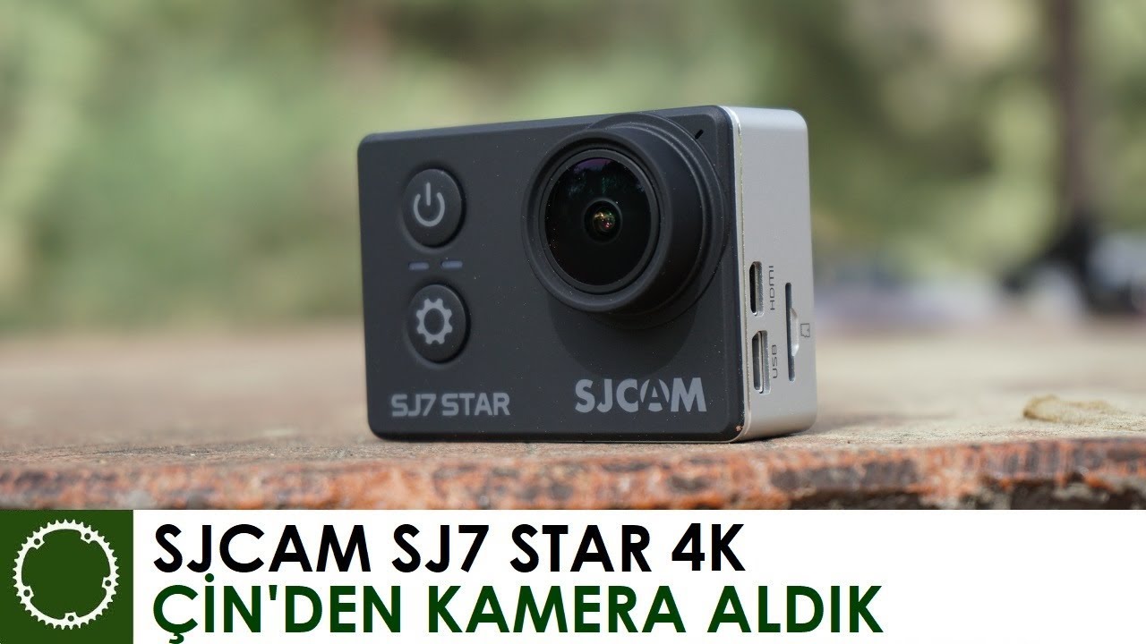 Çin'den Kamera Aldık - SJCAM SJ7 STAR 4K Aksiyon Kamerası Gyro 1080p Bisiklet Vlog