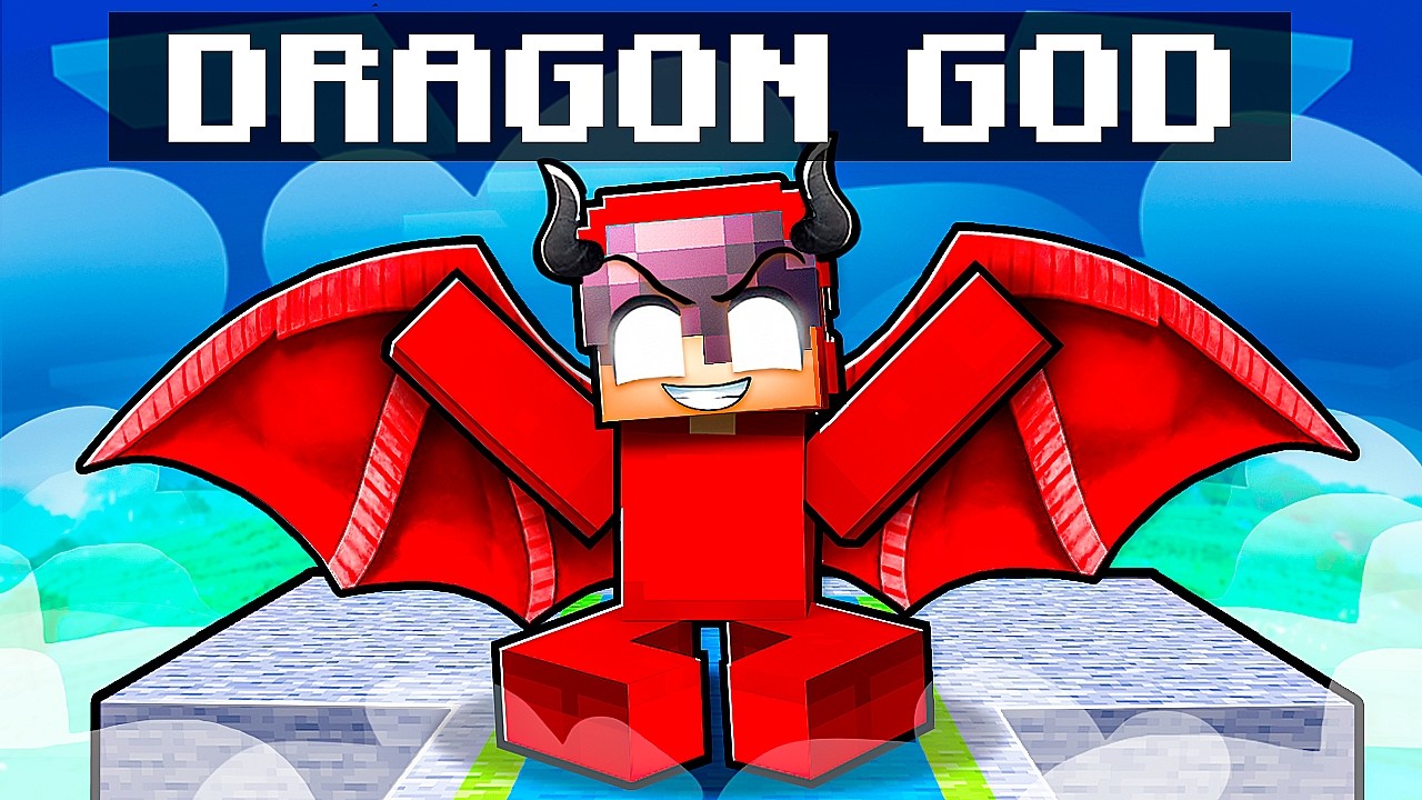 Becoming a DRAGON GOD in Minecraft!