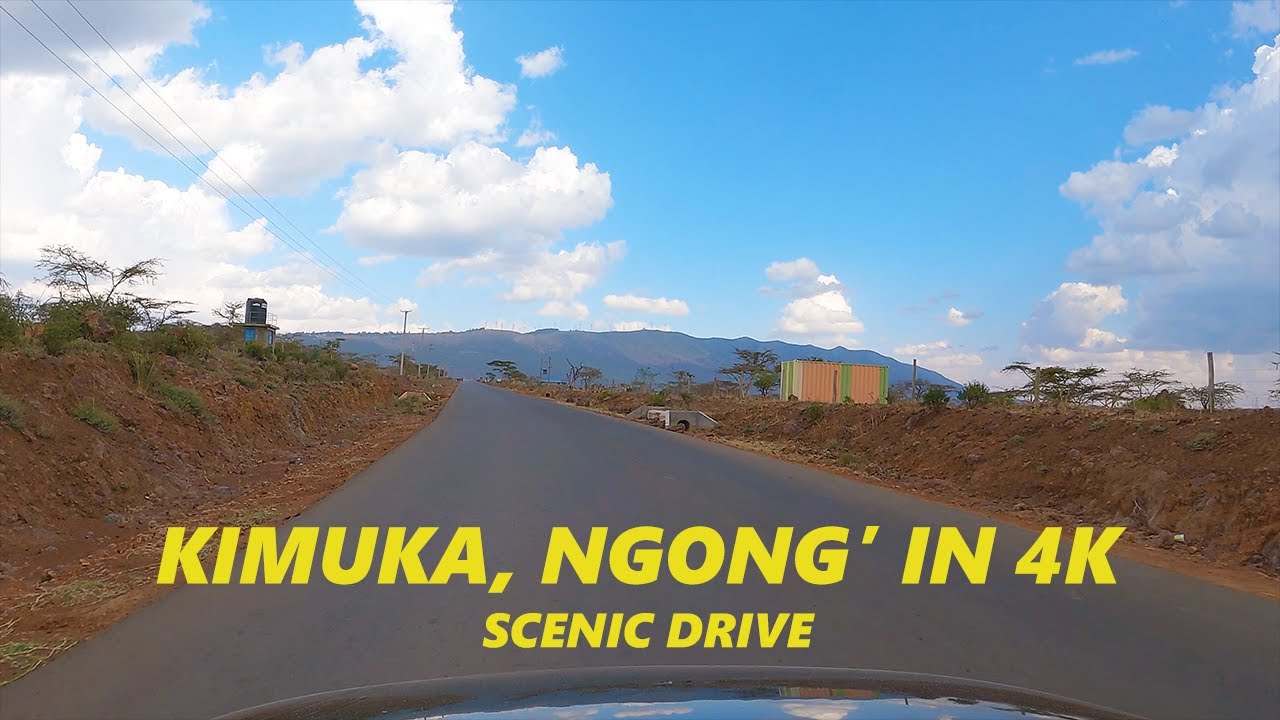 Scenic Drive From Kimuka To NGONG' Town - Kajiado County, KENYA
