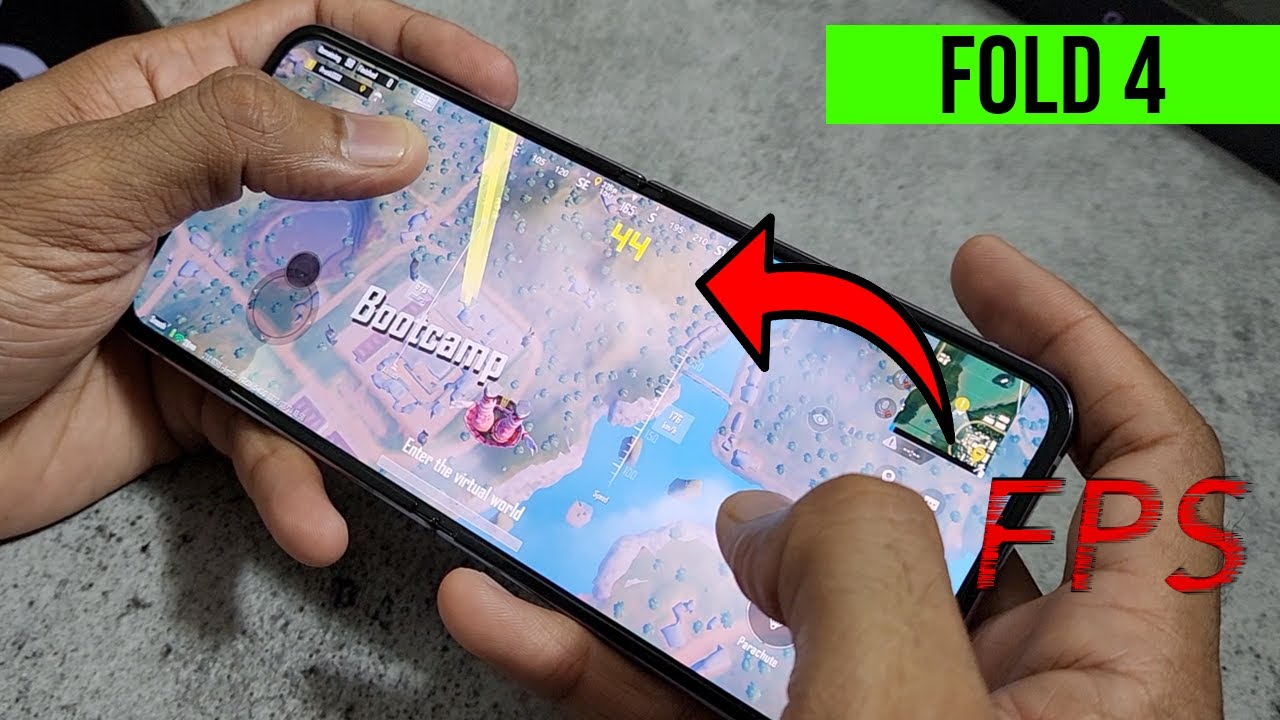 Samsung Galaxy Z Flip 4 PUBG Test | Battery Drain Test | PUBG Gameplay