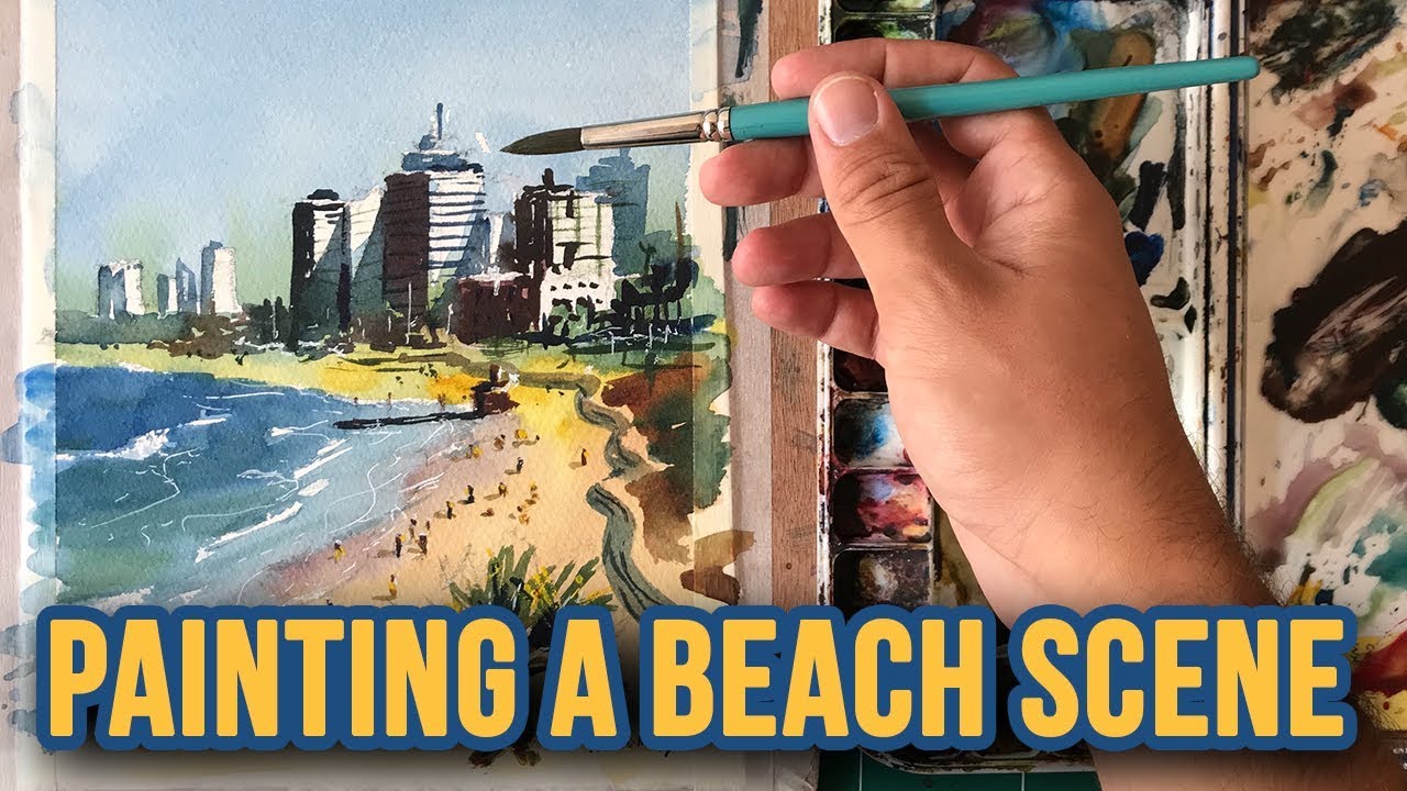 How to Paint a Beach Scene in Watercolor