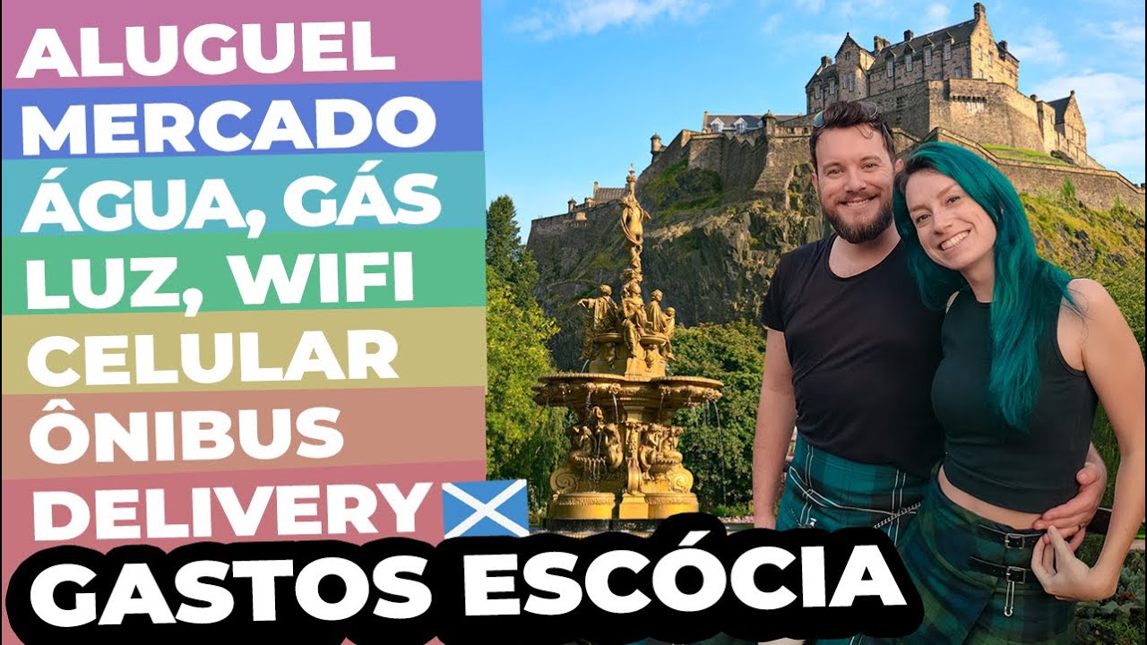 QUANTO CUSTA MORAR EM EDIMBURGO - GASTOS NA ESCÓCIA detalhados, dicas de moradia