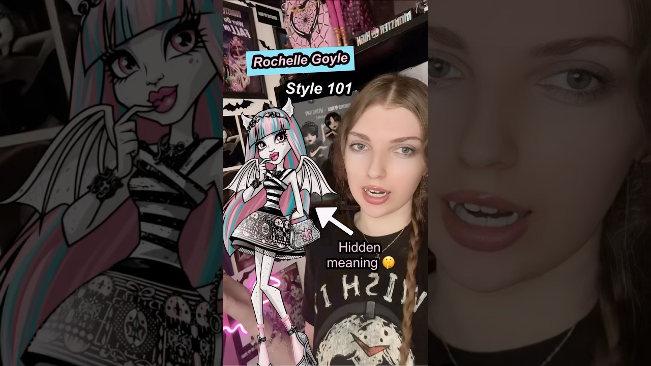 Смысл моды Рошель 🌷🩵 #monsterhigh