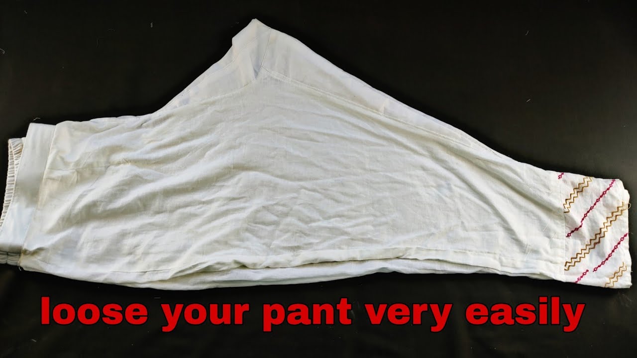 पैंट को ढीला करने का बहुत ही आसान तरीका ।             loose any pant at home very easily