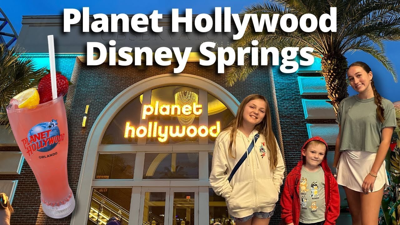 Planet Hollywood Disney Springs Tour: Food, Fun, and Movie Magic!