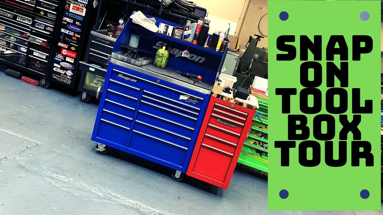 Snap-On Tool Box tour of 40"Roll Cab And Side Cabinet Ford Focus st225/rsmk3 