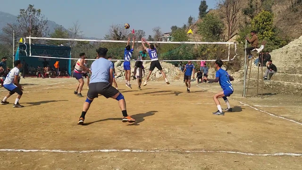 Padhar vs Taandi 💥 high voltage volleyball Match at Mandi #Mandivolleyball 