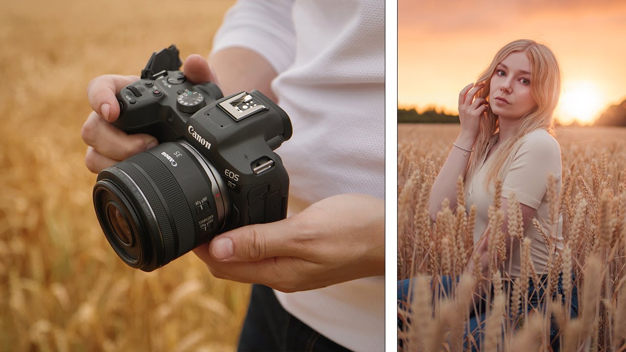Как Canon R7 справляется с портретной съёмкой? - (По сравнению с R6 и C70, бесплатные RAW-файлы)