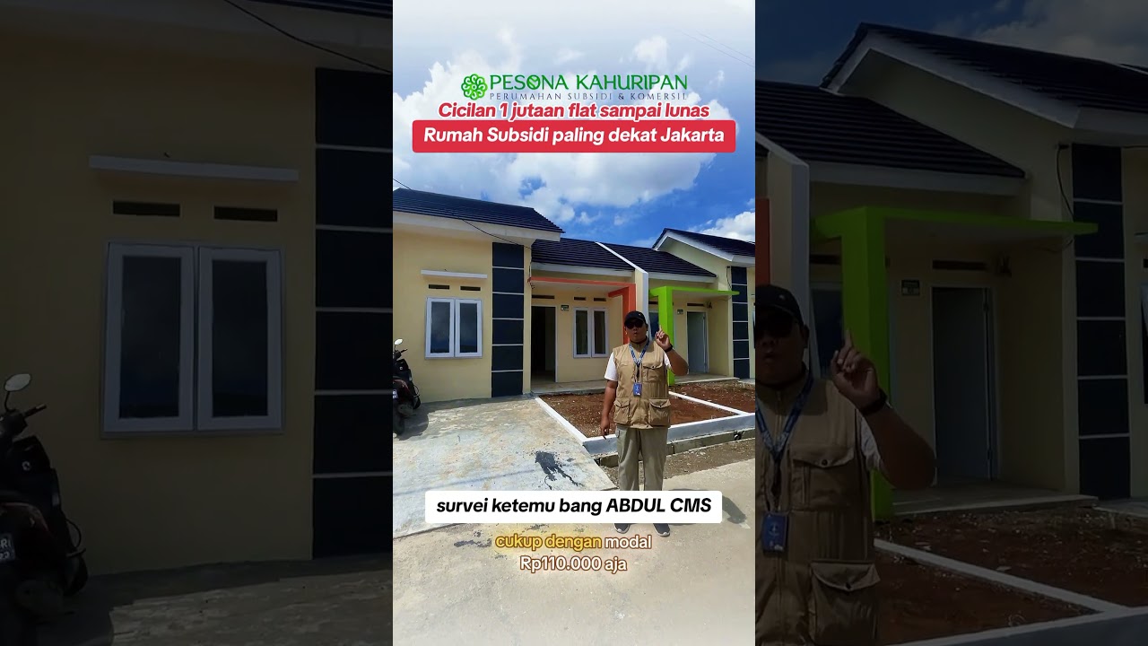 Rumah subsidi paling dekat Jakarta