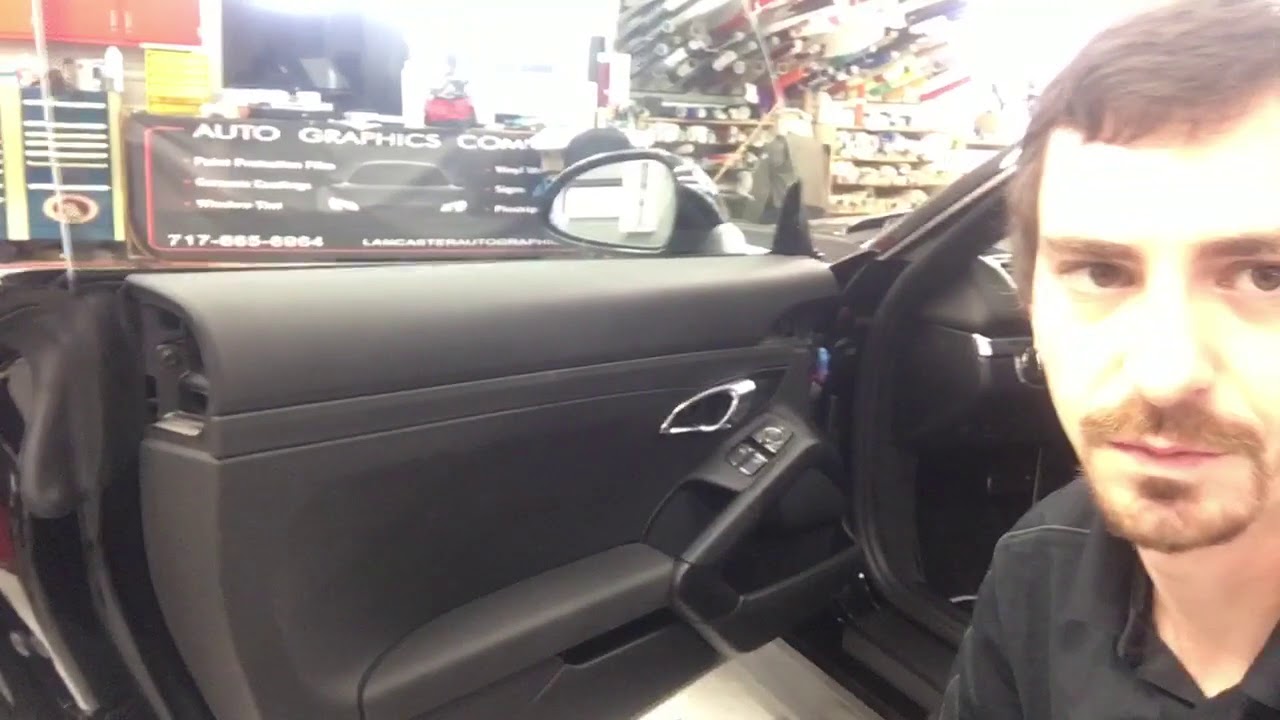 2016 Porsche Cayman door panel removal