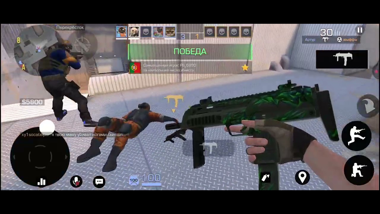 1 под видео по  standoff 2