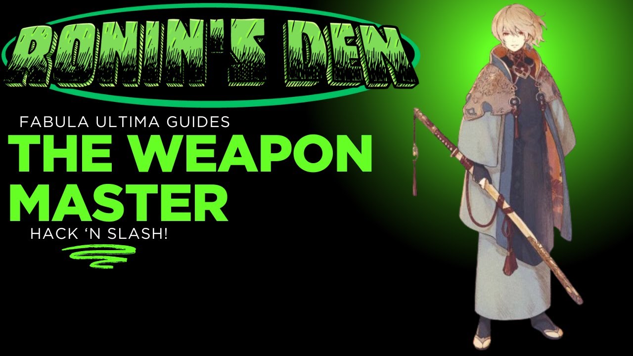 Hack N' Slash:  Fabula Ultima's Weapon Master