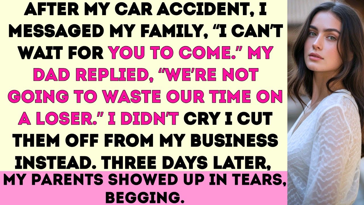 After my car accident, I texted my family, “I can’t wait for you to come.” A few minutes later, my..