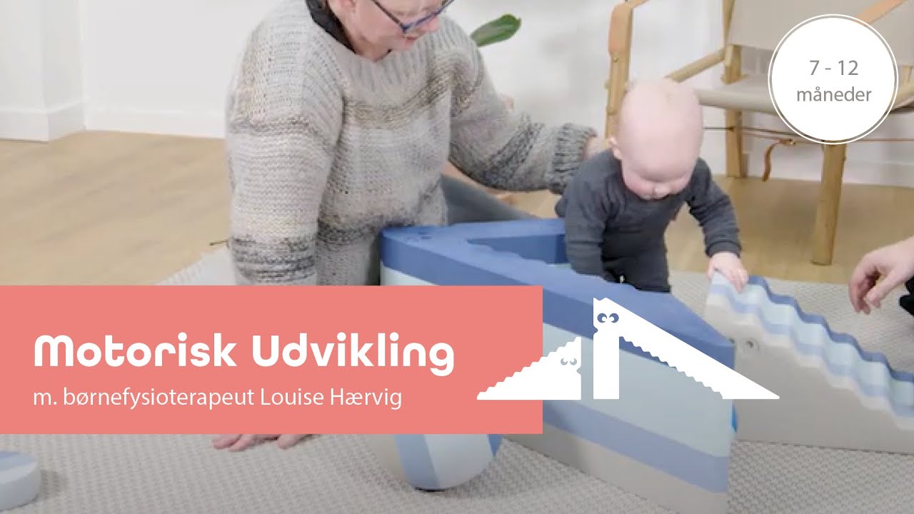Den glade udvikling 7-12 mdr. med børnefysioterapeut Louise Hærvig og Dino - bObles Dino.