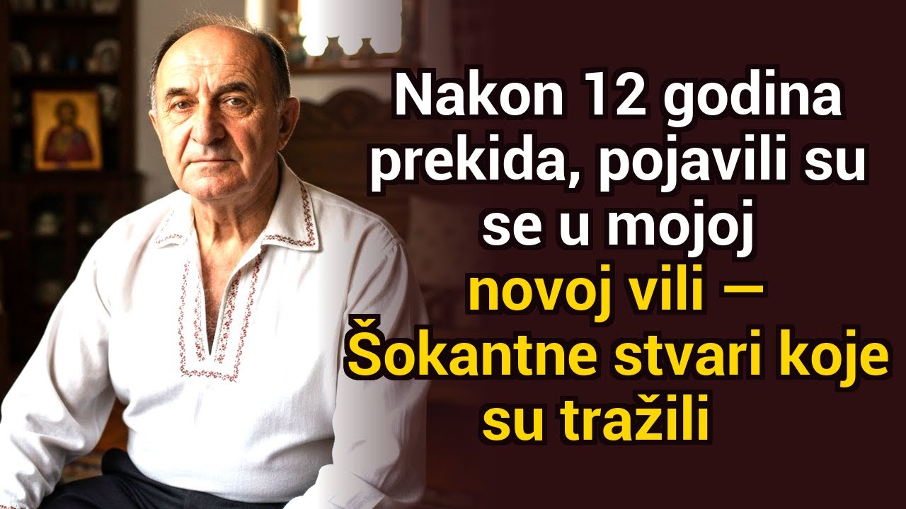 Posle 12 godina prekida veze, pojavili su se ispred moje nove vile — kakav im je drzak zahtev