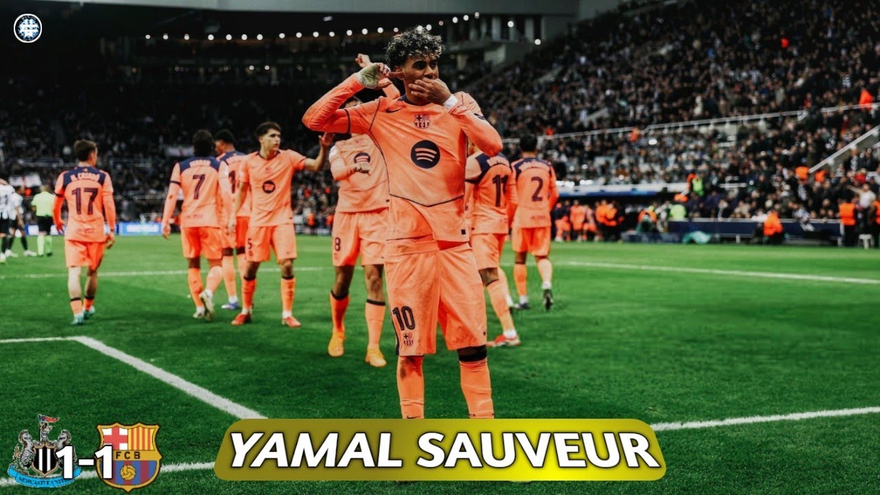 🔥Sauver sur le GONG par Yamal, les joueurs sont CRAMÉS ! (Newcastle 1-1 Barça)