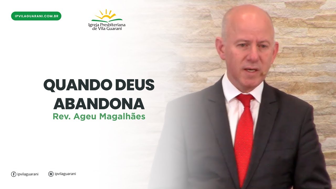 Quando Deus Abandona - Romanos 1:24 a 27 | Rev Ageu Magalhães